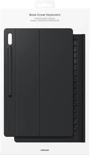 Book Cover Keyboard Antimicrobial Coating Galaxy Tab S8 Ultra | S8 Ultra 5g