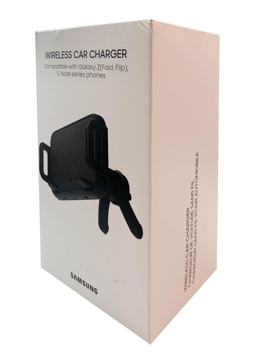 WIRELESS CAR CHARGER black ( Compatible with Galaxy Z ( Fold , Flip ) , S , Note Series Phones