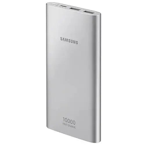 Samsung Battery Pack 10000 mAh, Power Bank, silver color