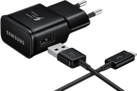 Samsung Fast Charger with Cable USB to C (15W) 2 & 3 ping